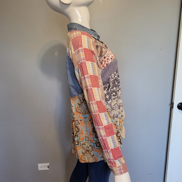Artisan De Luxe Mixed Print Blouse, VGUC, Size S - Picture 3 of 12